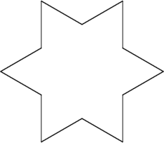 Koch Snowflake, 1st iteration.